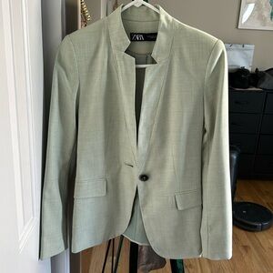 Zara mint blazer